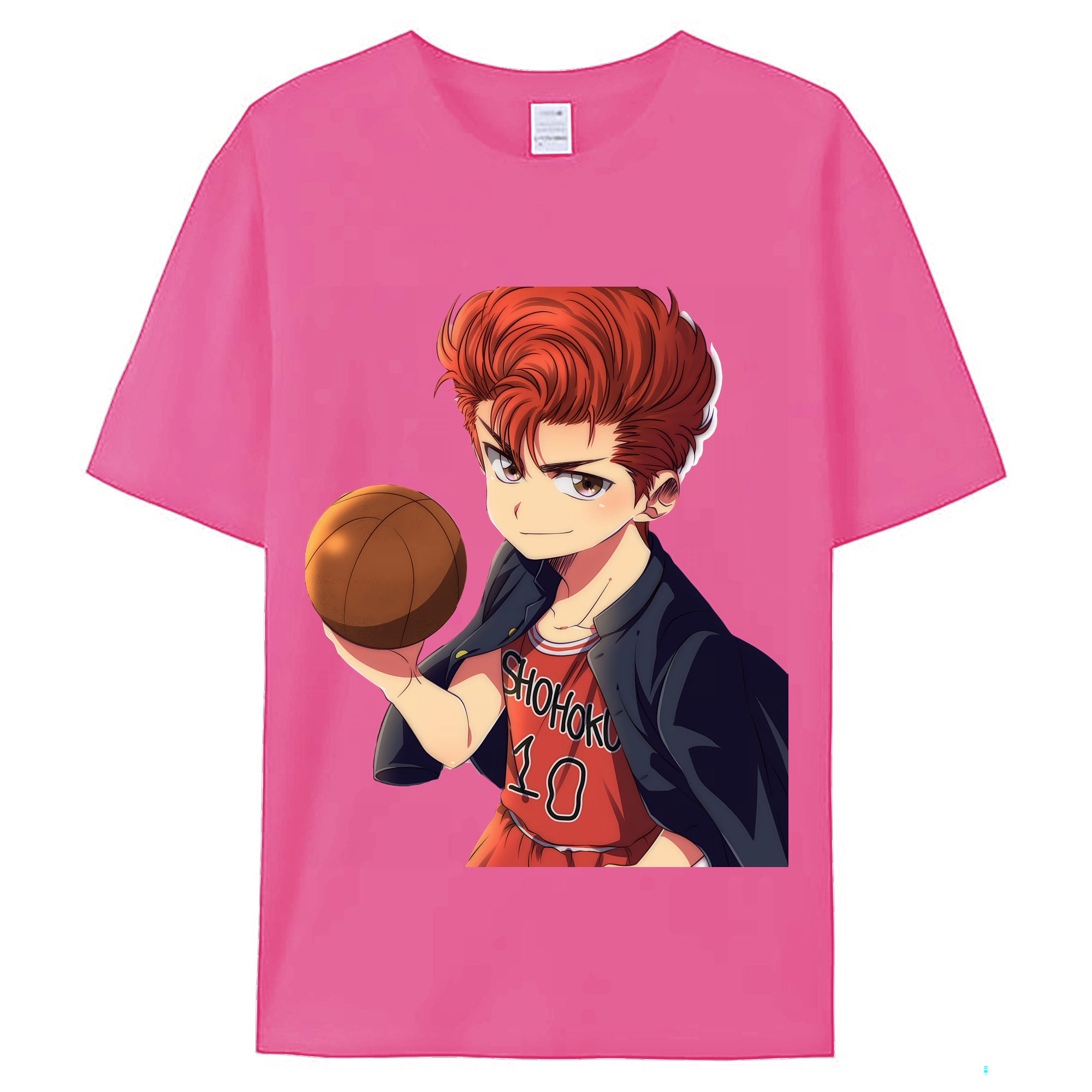 （画像用） SLAM DUNK／スラムダンク レディースカジュアルプリントTシャツ（綿100％）